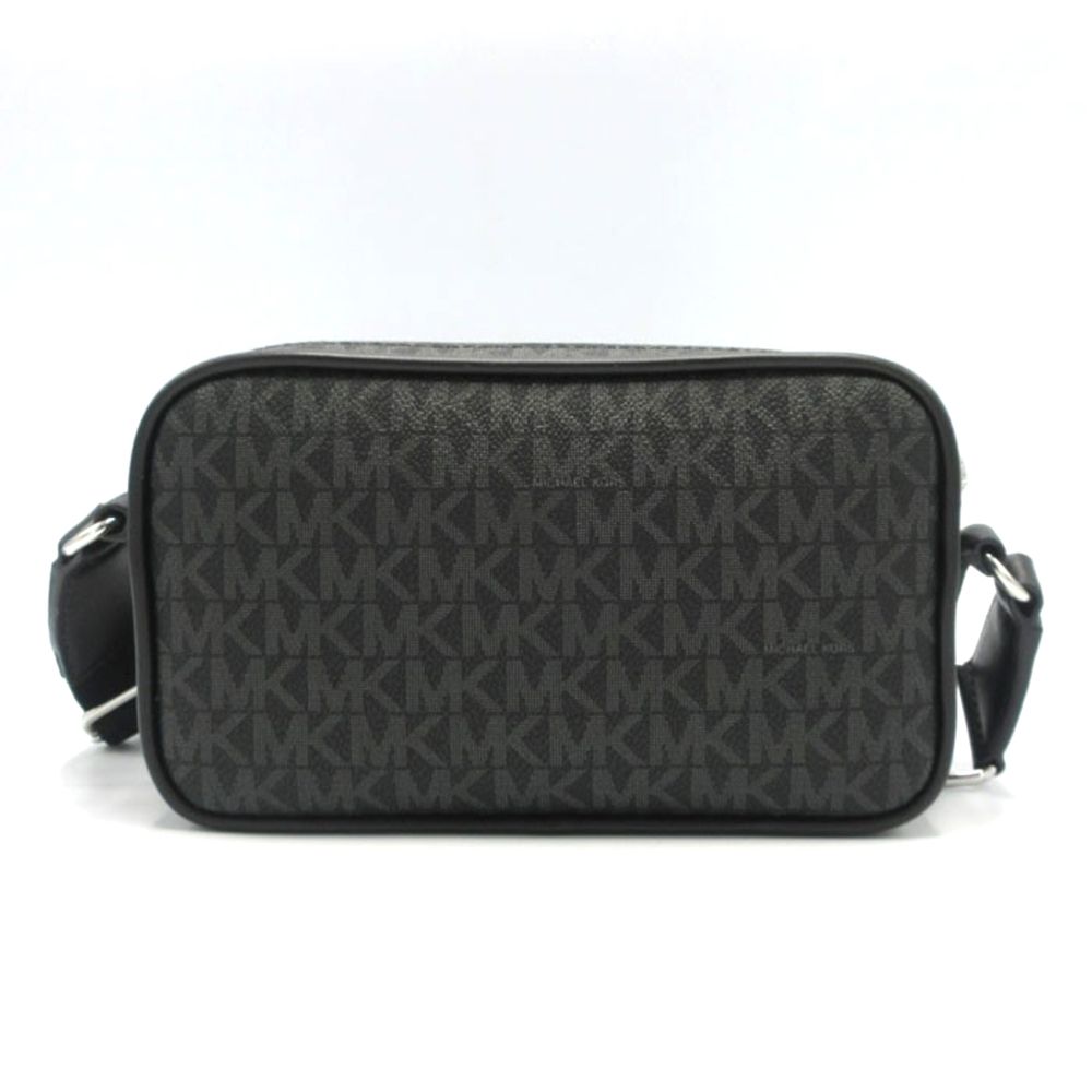 Michael Kors Schwarze Canvas Umhängetasche