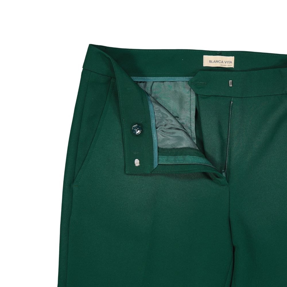 BLANCA VITA Two-tone leisure trousers made of elastane