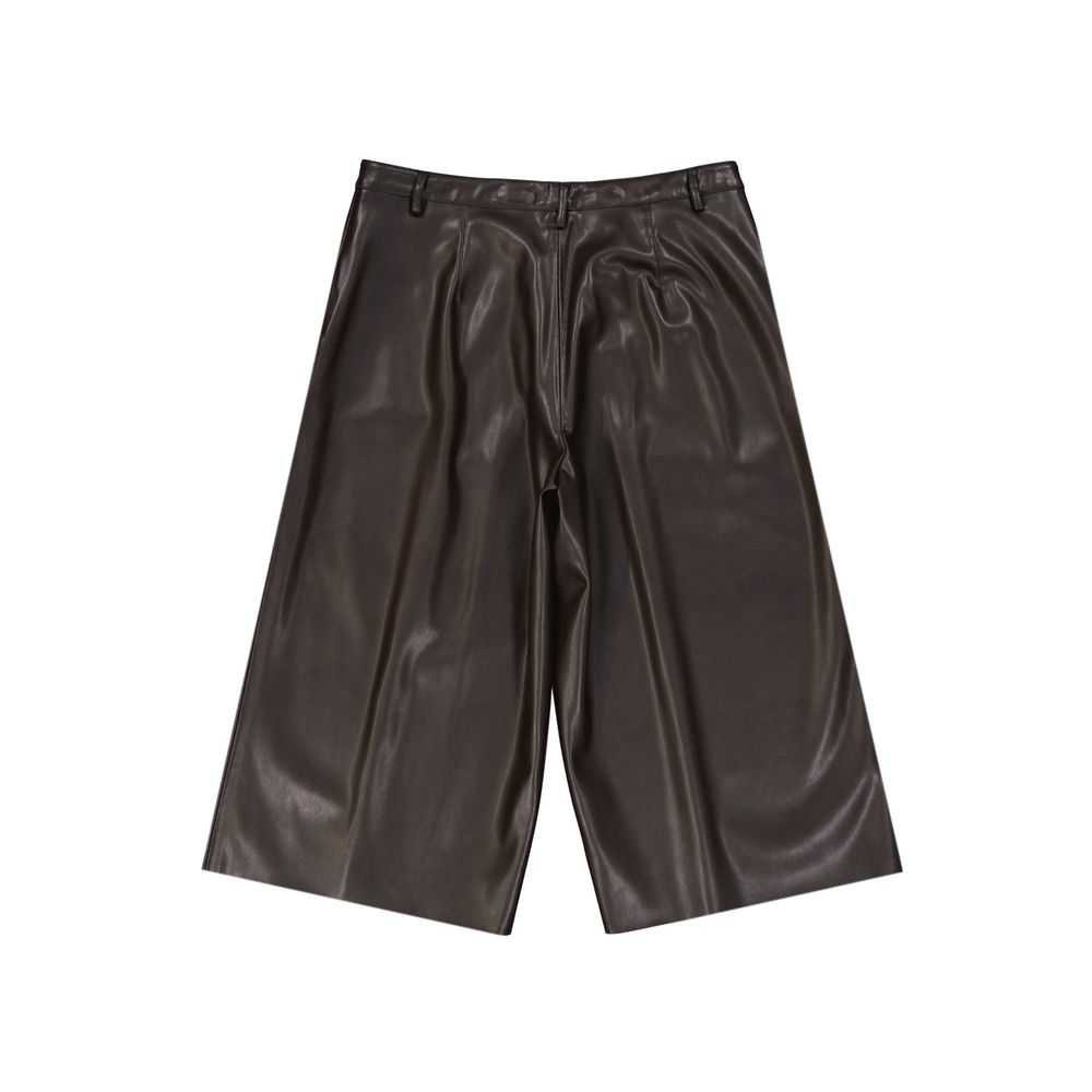 BLANCA VITA Braune Bermuda-Shorts aus Polyethylen