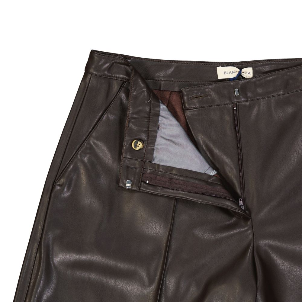 BLANCA VITA Braune Bermuda-Shorts aus Polyethylen