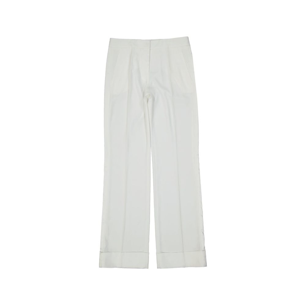 BLANCA VITA Weiße Freizeithose aus Polyester
