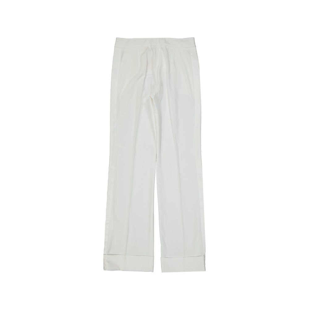 BLANCA VITA Weiße Freizeithose aus Polyester