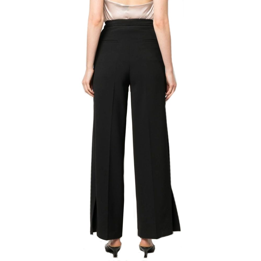 BLANCA VITA Schwarze Freizeithose aus Elasthan
