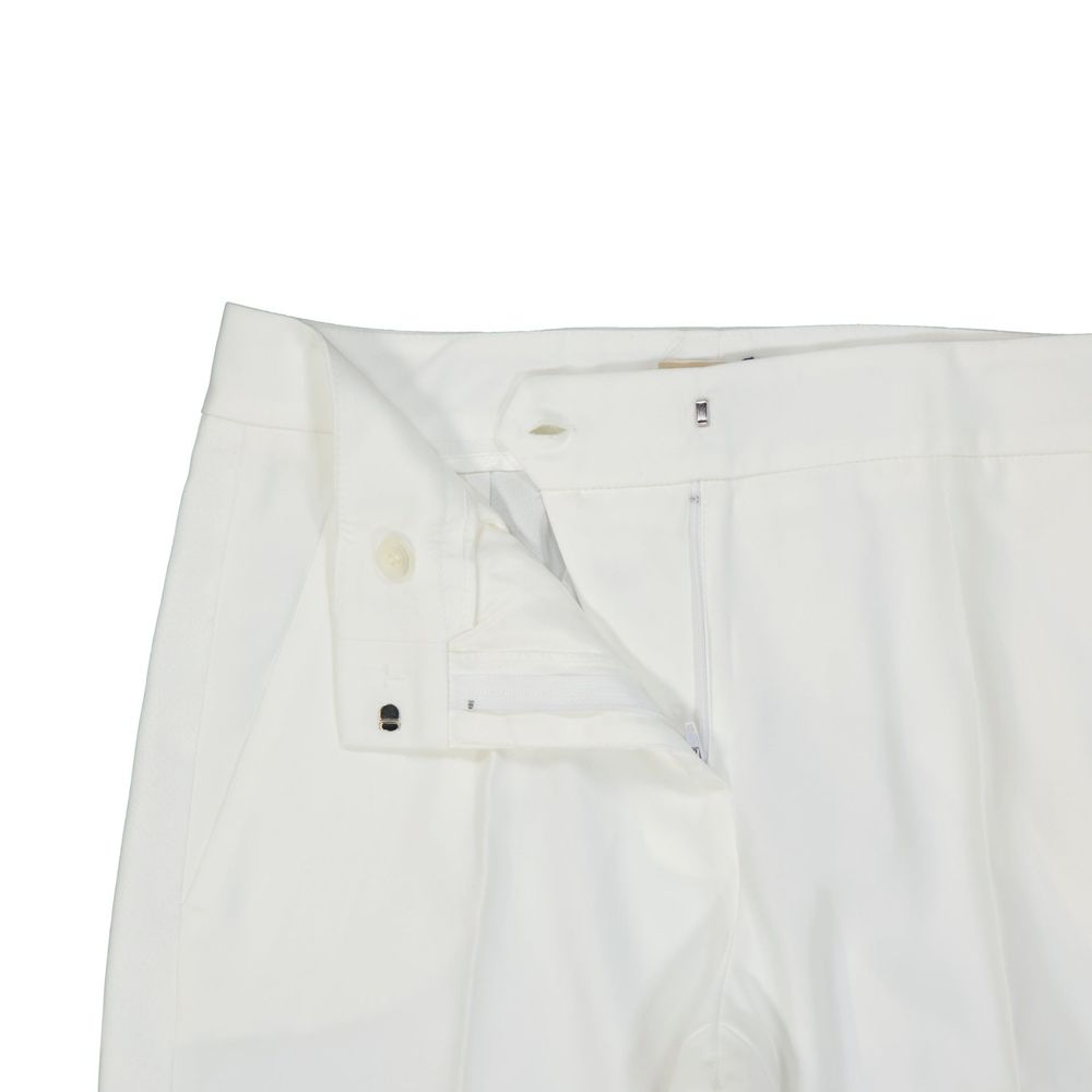BLANCA VITA Weiße Freizeithose aus Polyester