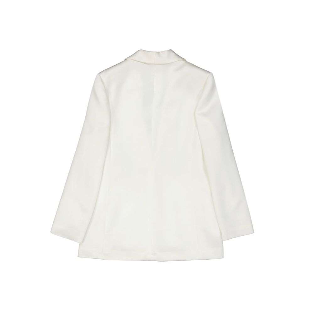 BLANCA VITA Weiße Jacke und Mantel aus Polyester