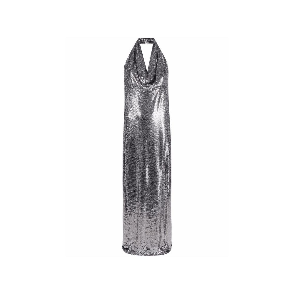 BLANCA VITA Silver Cocktail Dress Made of Elastane