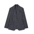 Brunello Cucinelli Grauer Wollblazer