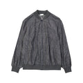 Brunello Cucinelli Grauer Bomber aus reiner Schurwolle