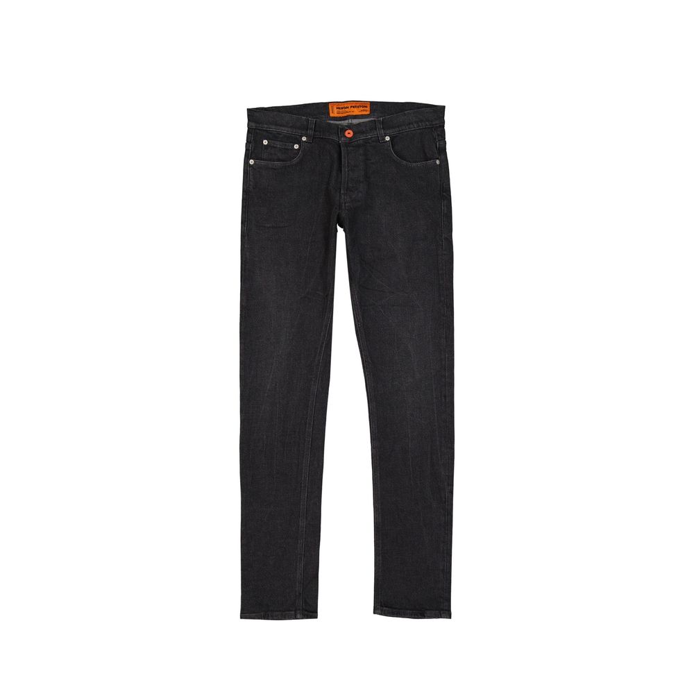 Heron Preston Black Slim-Fit Cotton Jeans