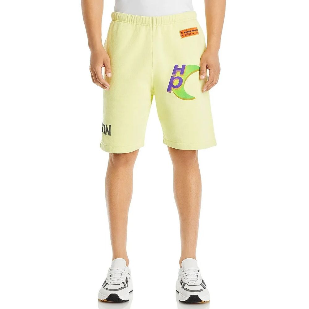 Heron Preston Zweifarbige Baumwollshorts