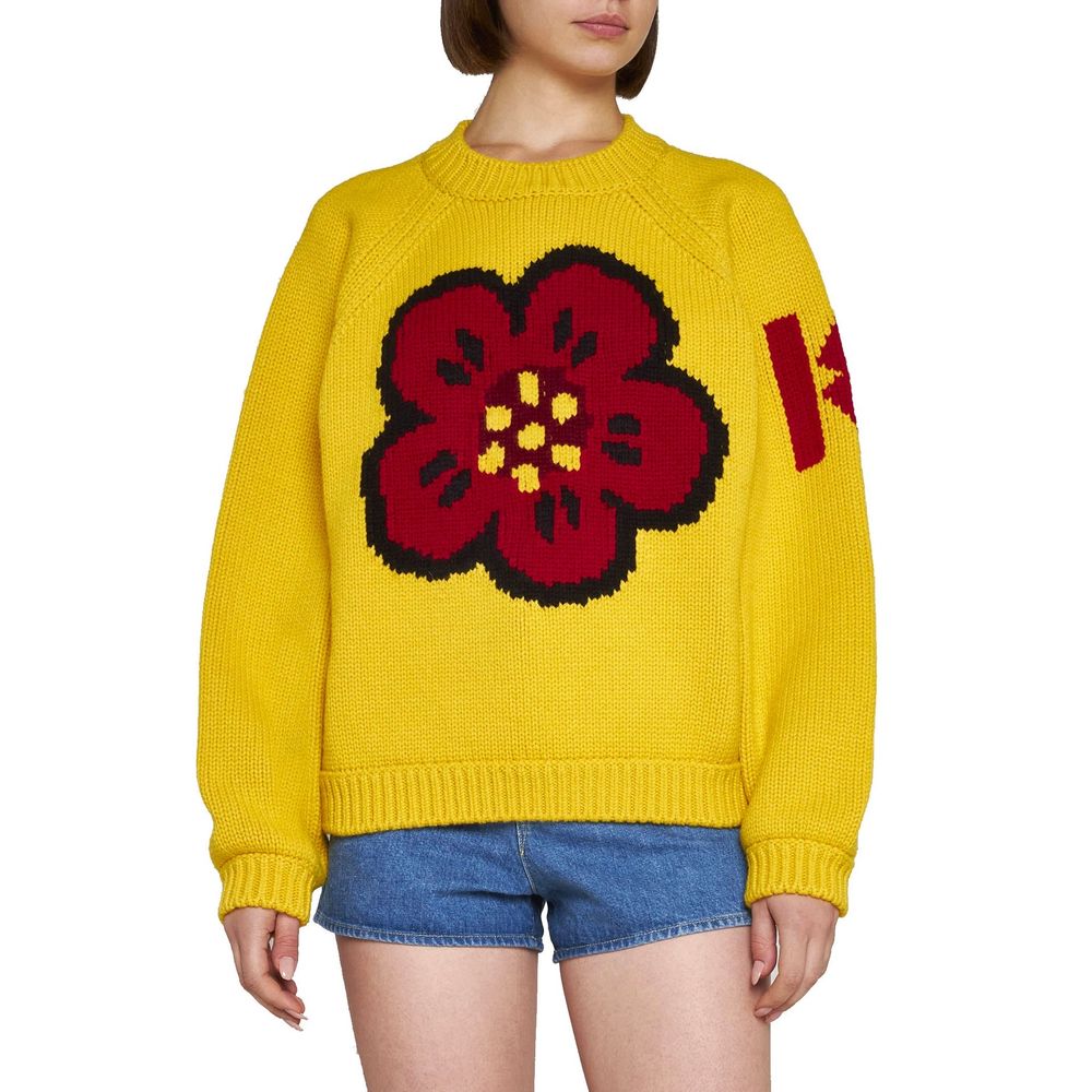 Kenzo Two-Tone Cotton Jumper