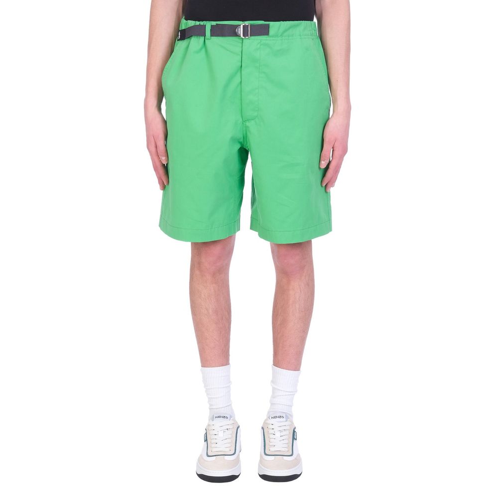 Kenzo Two-Tone Cotton Shorts