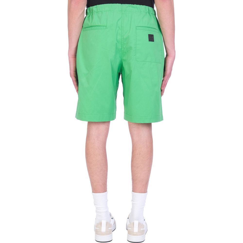 Kenzo Two-Tone Cotton Shorts