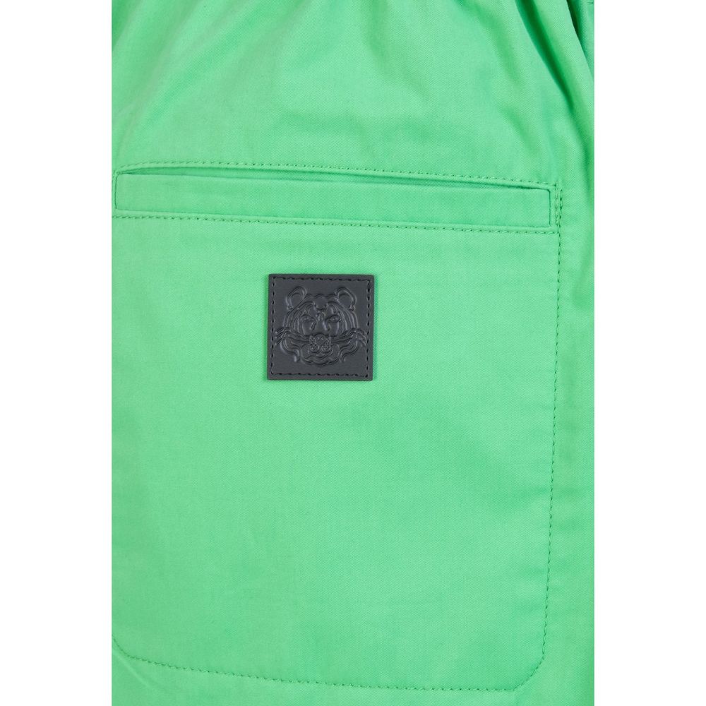 Kenzo Two-Tone Cotton Shorts