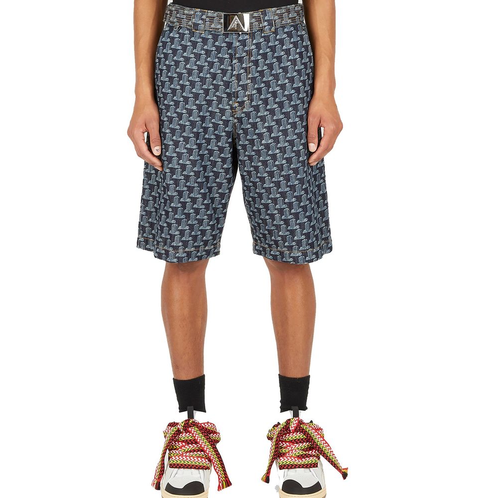 Lanvin Blaue Jeans-Shorts