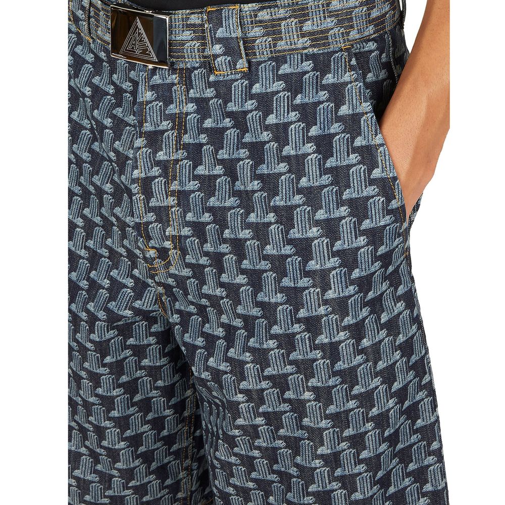 Lanvin Blaue Jeans-Shorts