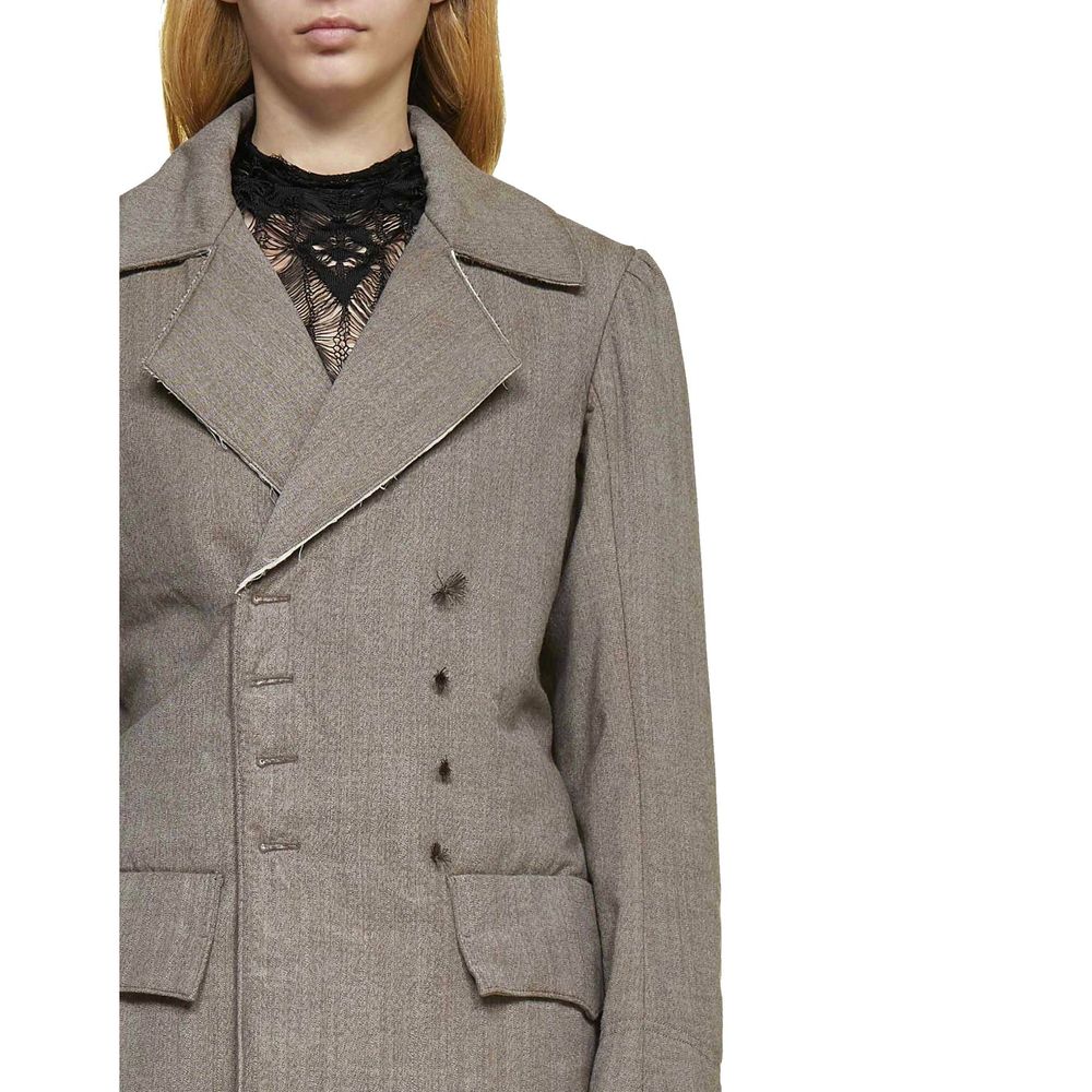 Maison Margiela Brauner Wollblazer