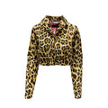 Dsquared² Mantel aus braunem Kalbsleder