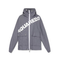 Dsquared² Grey Cotton Shell Jacket