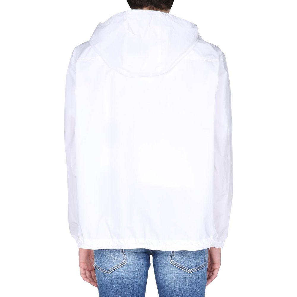 Dsquared² Weiße Baumwoll-Strickjacke