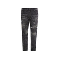 Dsquared² Schwarze Baumwoll-Jeans aus Denim