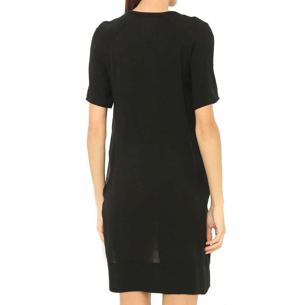 Dsquared² Black Silk Everyday Dress