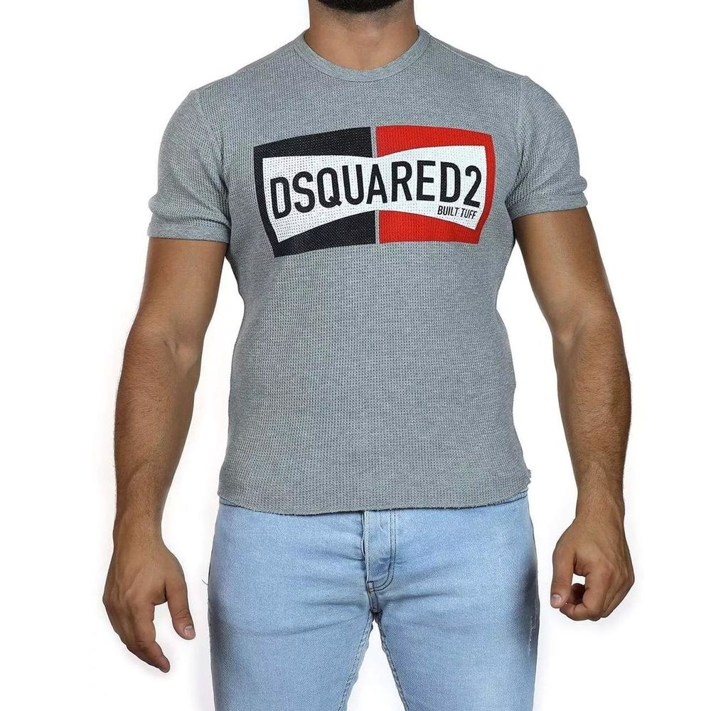 Dsquared² Graues Baumwoll-T-Shirt