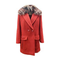 Fendi Multicolor Pure Virgin Wool Coat