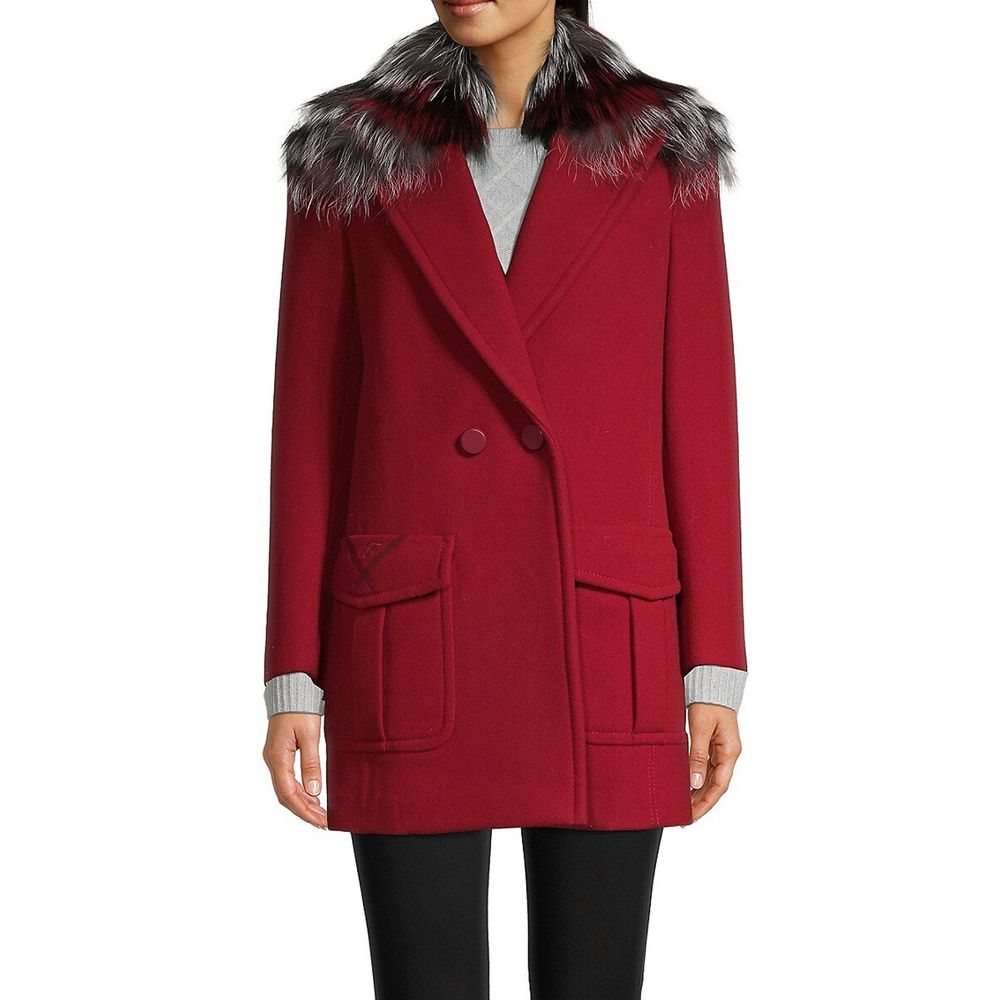 Fendi Multicolor Pure Virgin Wool Coat