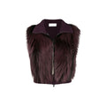 Fabiana Filippi Grey Sleeveless Merino Wool Jacket