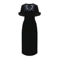Fendi Schwarzes Cocktailkleid aus Viskose