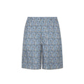 Fendi Kurze blaue Seiden-Shorts
