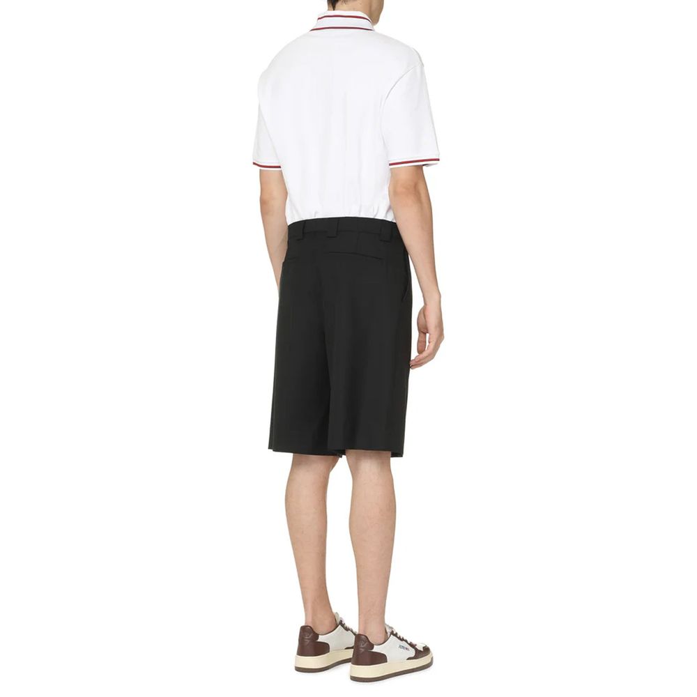 Gucci Schwarze Bermuda-Shorts aus Polyester