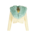Gucci Weiße Wollstrickjacke