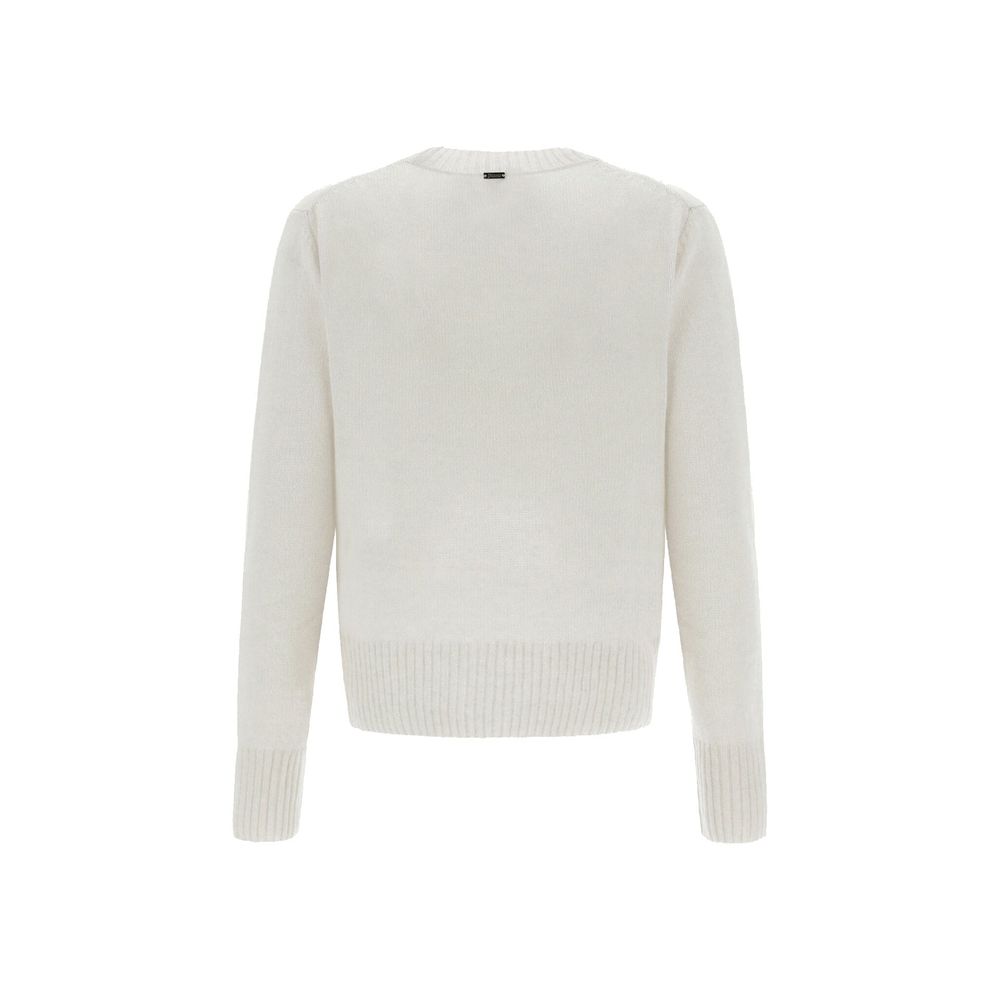 Herno Weicher Kaschmirpullover in Weiß
