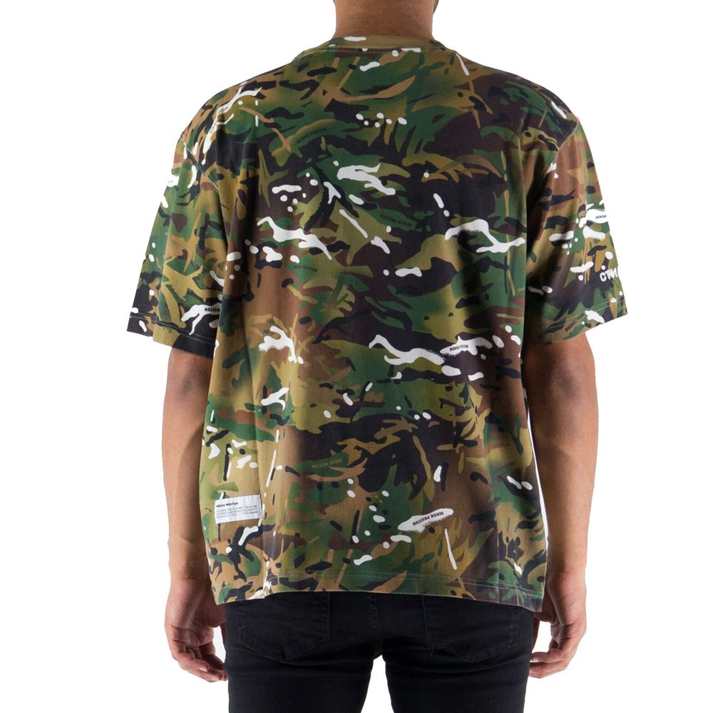 Heron Preston Zweifarbige Baumwoll-T-Shirt