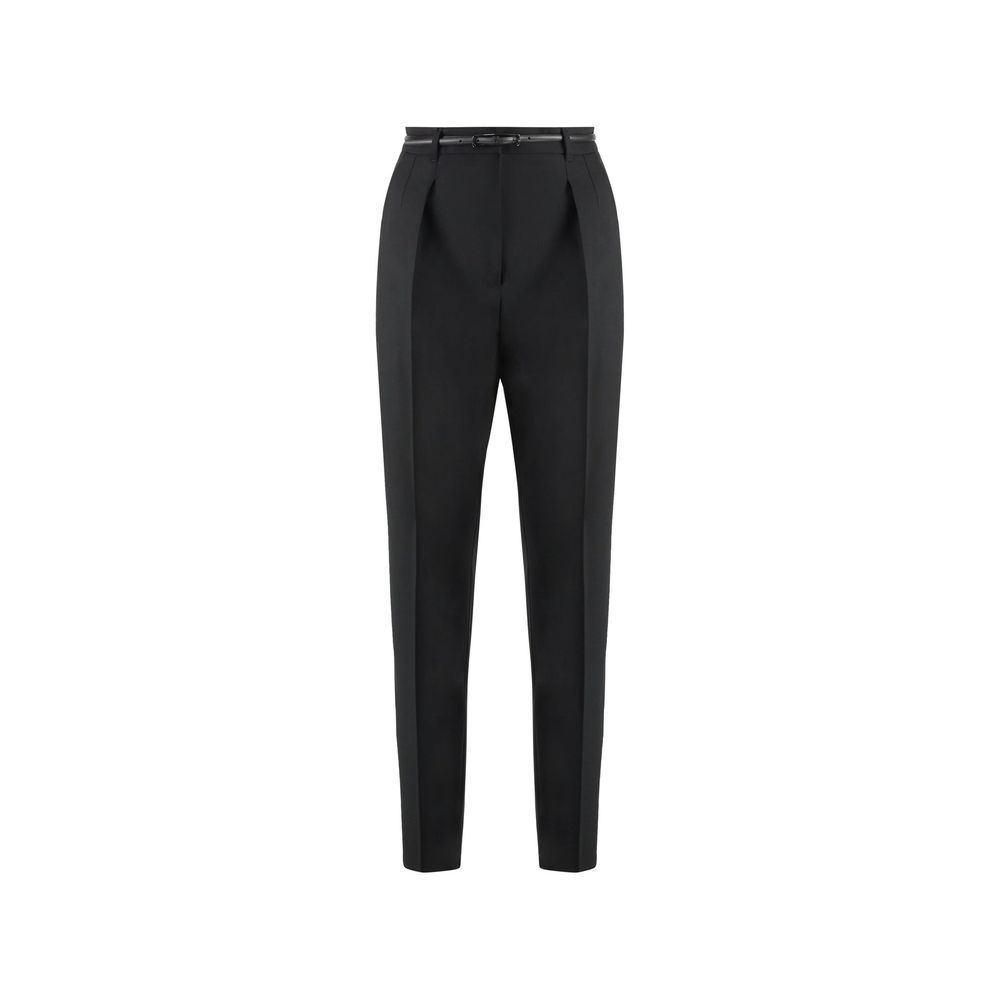 Max Mara Schwarze Hose aus Elasthan
