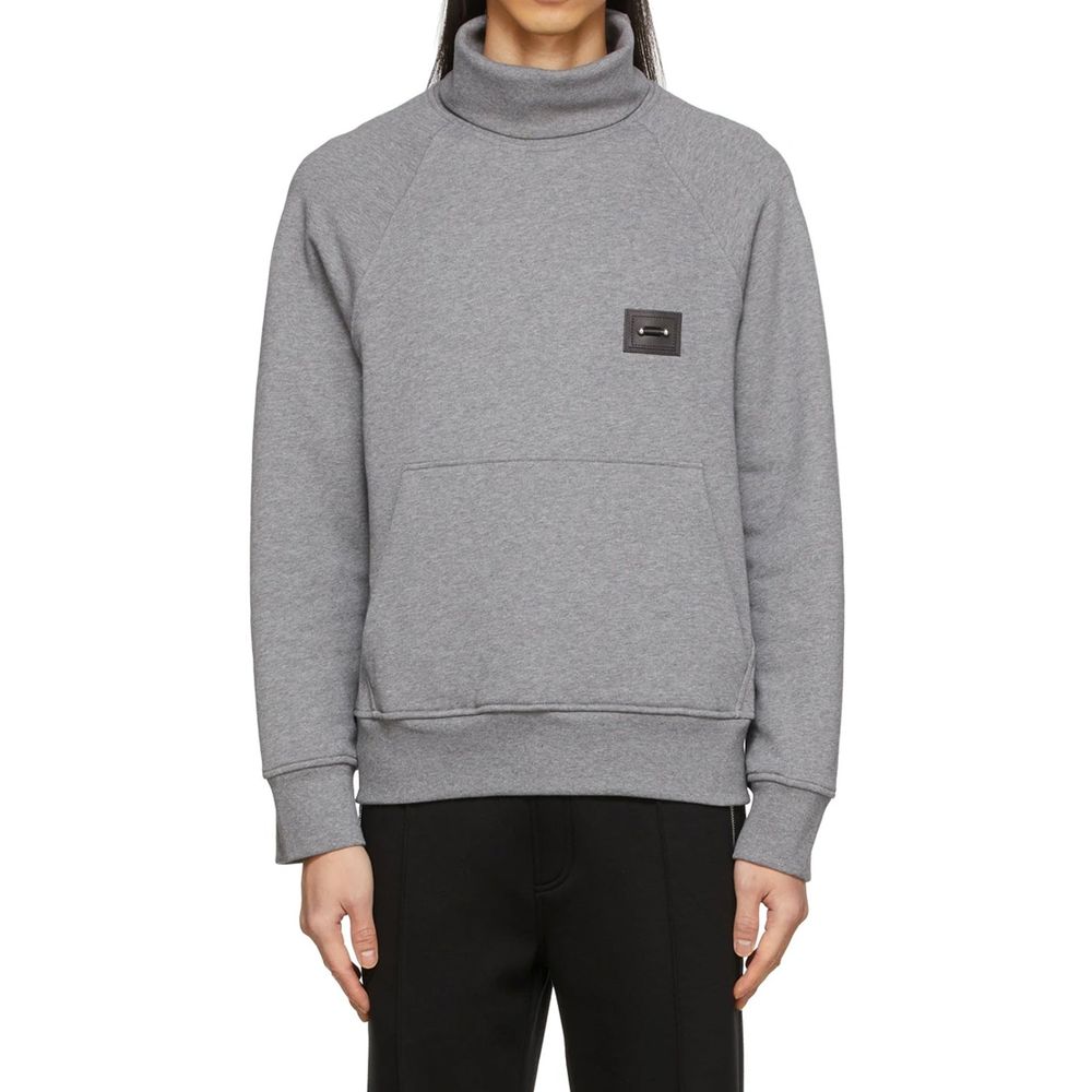 Neil Barrett Grey Cotton Sweatshirt