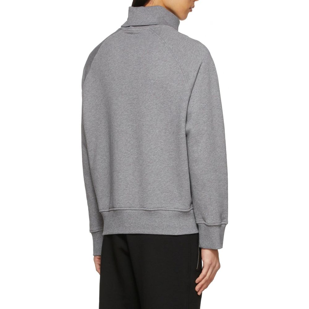 Neil Barrett Grey Cotton Sweatshirt