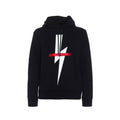 Neil Barrett Schwarzer Baumwoll-Sweatshirt