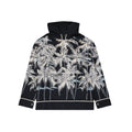 Palm Angels Schwarzes Baumwollhemd mit Muster