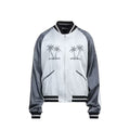 Palm Angels Grey Acetate Bomber