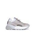 Stella McCartney Grey Faux Leather Chunky Sole Sneakers