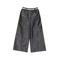 Stella McCartney Schwarze Lederhose