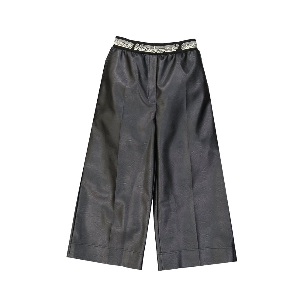 Stella McCartney Schwarze Lederhose
