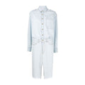 Stella McCartney Blaues Baumwoll-Freizeitkleid
