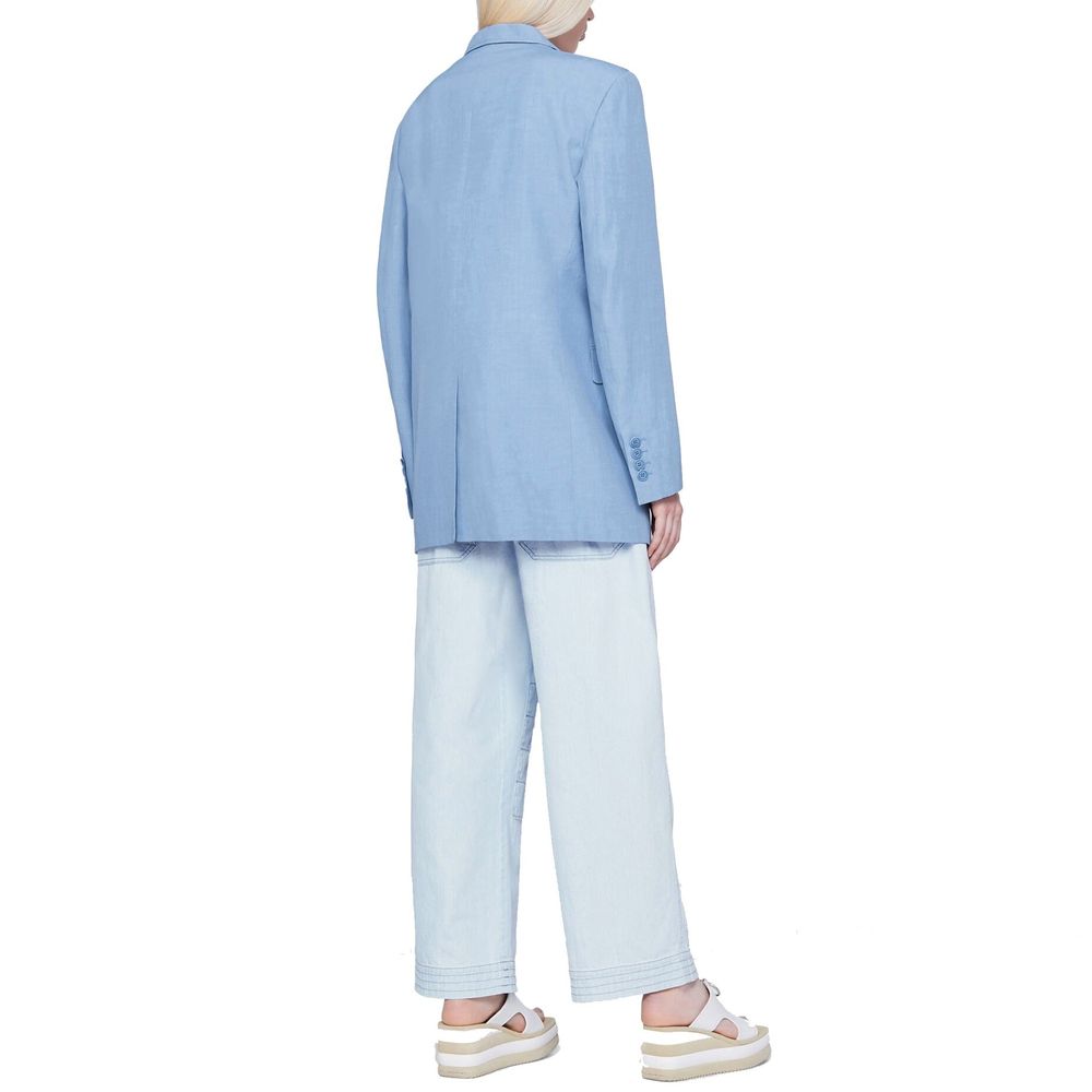 Stella McCartney Blue Cotton Leisure Trousers