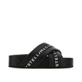 Stella McCartney Black Polyurethane Slippers