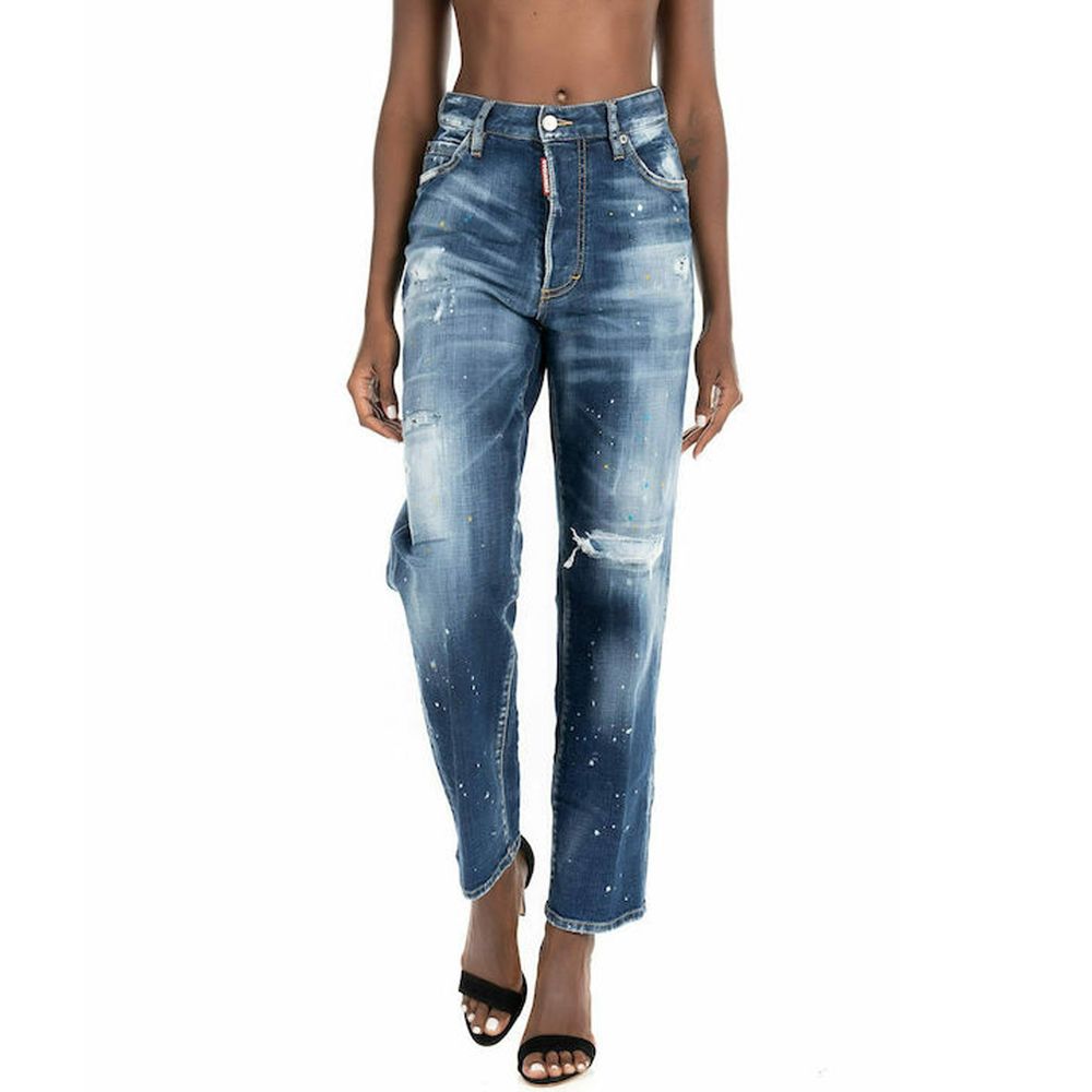 Dsquared² Blaue Baumwoll-Jeans Denim