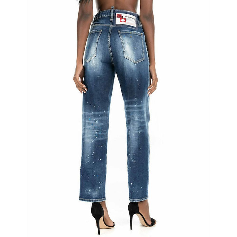 Dsquared² Blaue Baumwoll-Jeans Denim